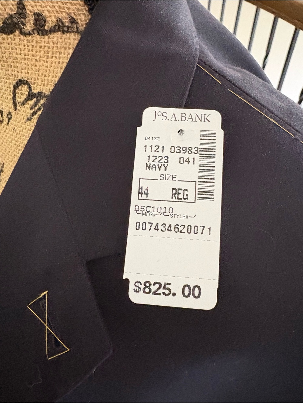 Jos. A. Bank Navy Men's Sport Coat